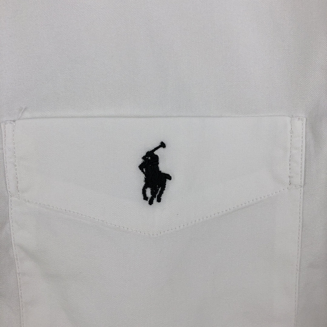 Ralph Lauren Andrew Long Sleeve Cotton Shirt, Men's XL cotton white type Vintage Second Hand