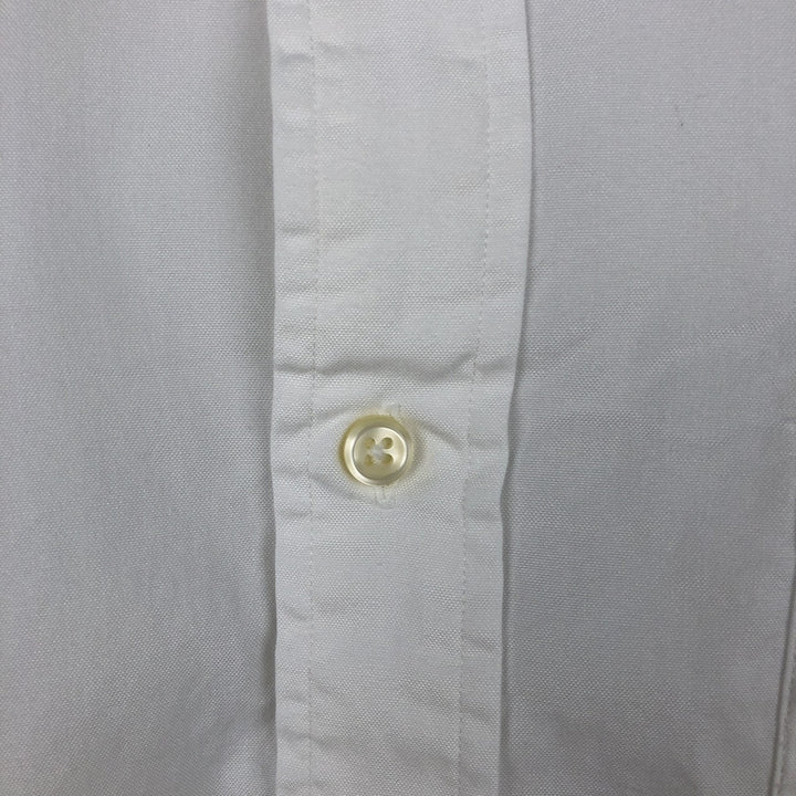 Ralph Lauren Andrew Long Sleeve Cotton Shirt, Men's XL cotton white type Vintage Second Hand