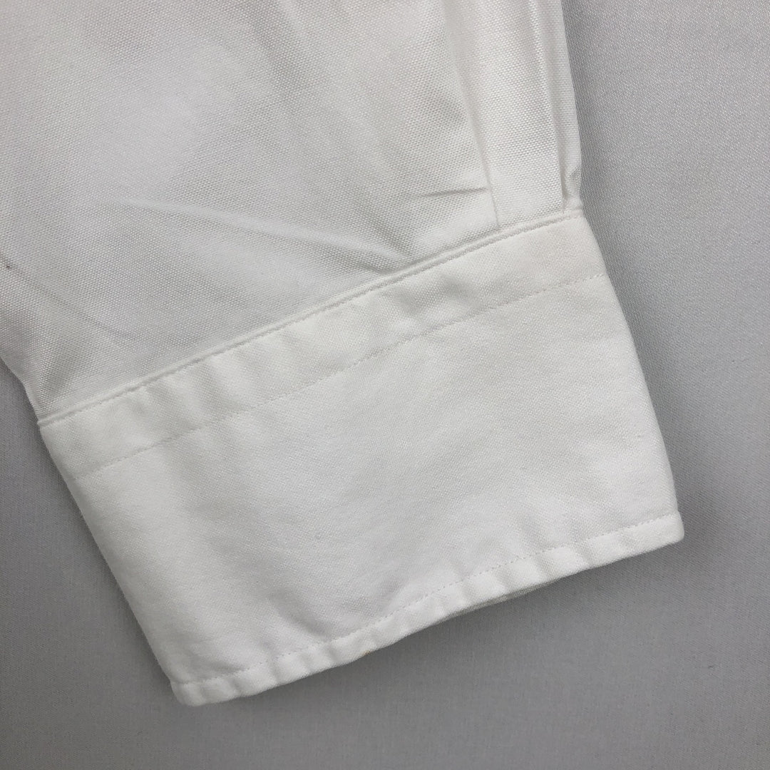 Ralph Lauren Andrew Long Sleeve Cotton Shirt, Men's XL cotton white type Vintage Second Hand