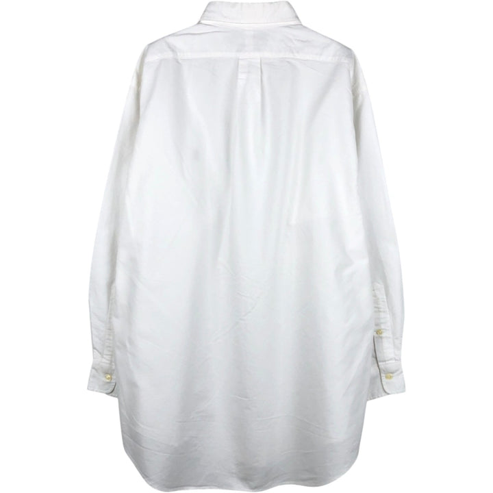 Ralph Lauren YARMOUTH long sleeve button down shirt, men's XL size cotton white type Vintage Second Hand