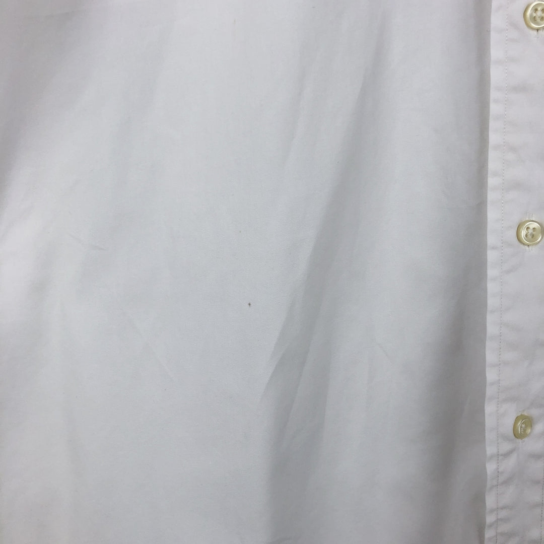 Ralph Lauren BLAKE long sleeve button down shirt, men's XL size cotton white type Vintage Second Hand