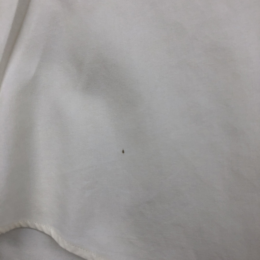 Ralph Lauren YARMOUTH long sleeve button down shirt, men's XL size cotton ivory Vintage Second Hand