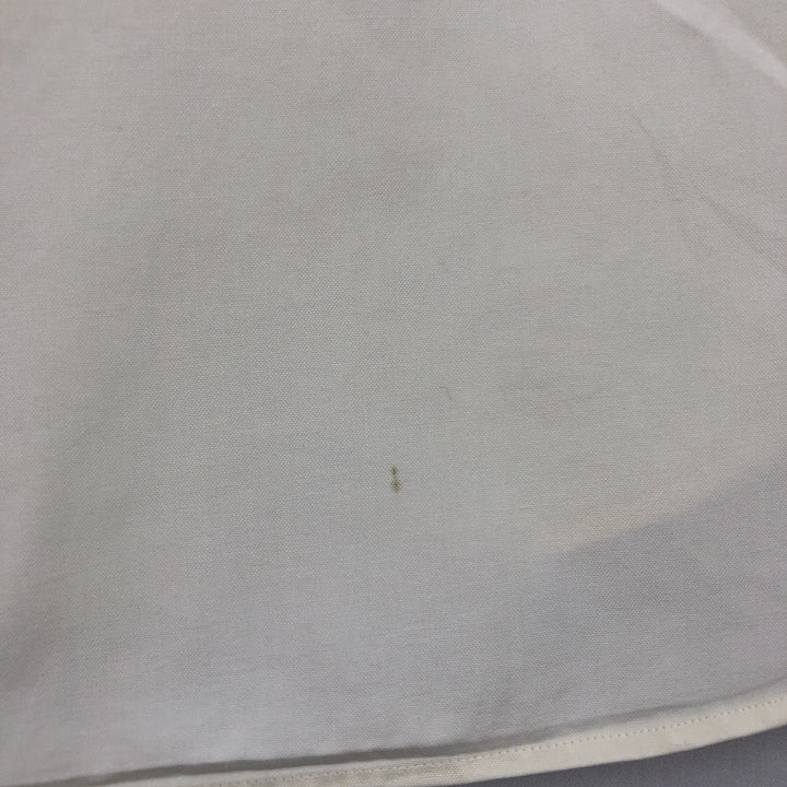 Ralph Lauren YARMOUTH long sleeve button down shirt, men's XL size cotton ivory Vintage Second Hand