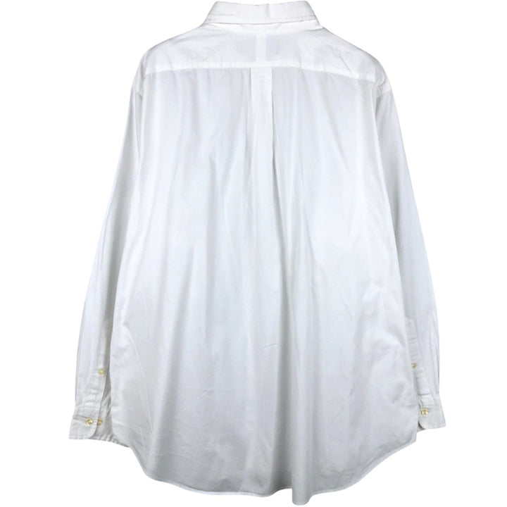 Ralph Lauren Classic Fit Long Sleeve Button Down Shirt Men's XXL cotton white type Vintage Second Hand