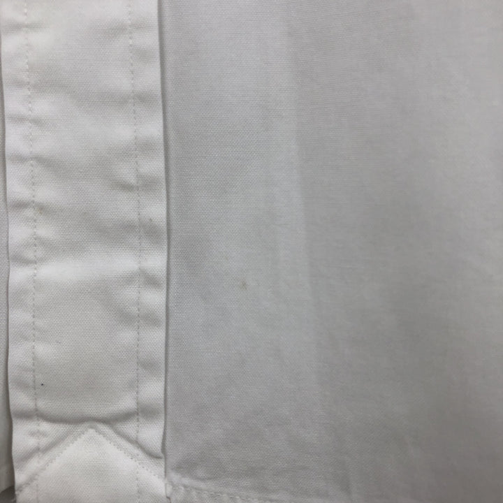 Ralph Lauren YARMOUTH Long Sleeve Button Down Shirt Men's XL Button Down cotton white type Vintage Second Hand