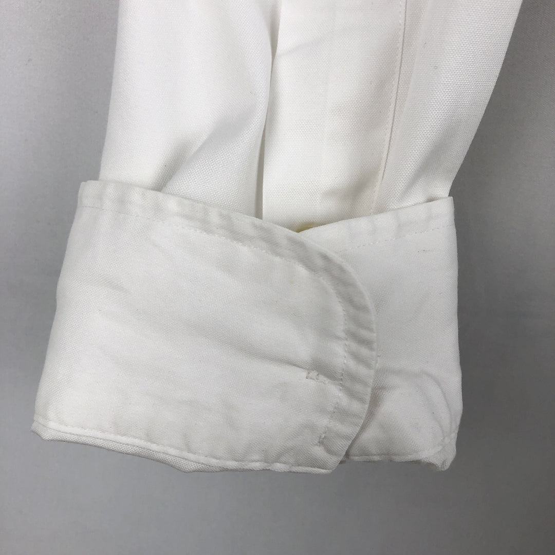Ralph Lauren YARMOUTH long sleeve button down shirt, men's XL size cotton white type Vintage Second Hand