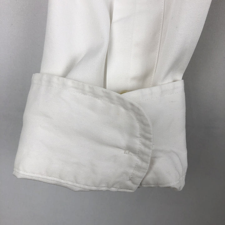 Ralph Lauren YARMOUTH long sleeve button down shirt, men's XL size cotton white type Vintage Second Hand
