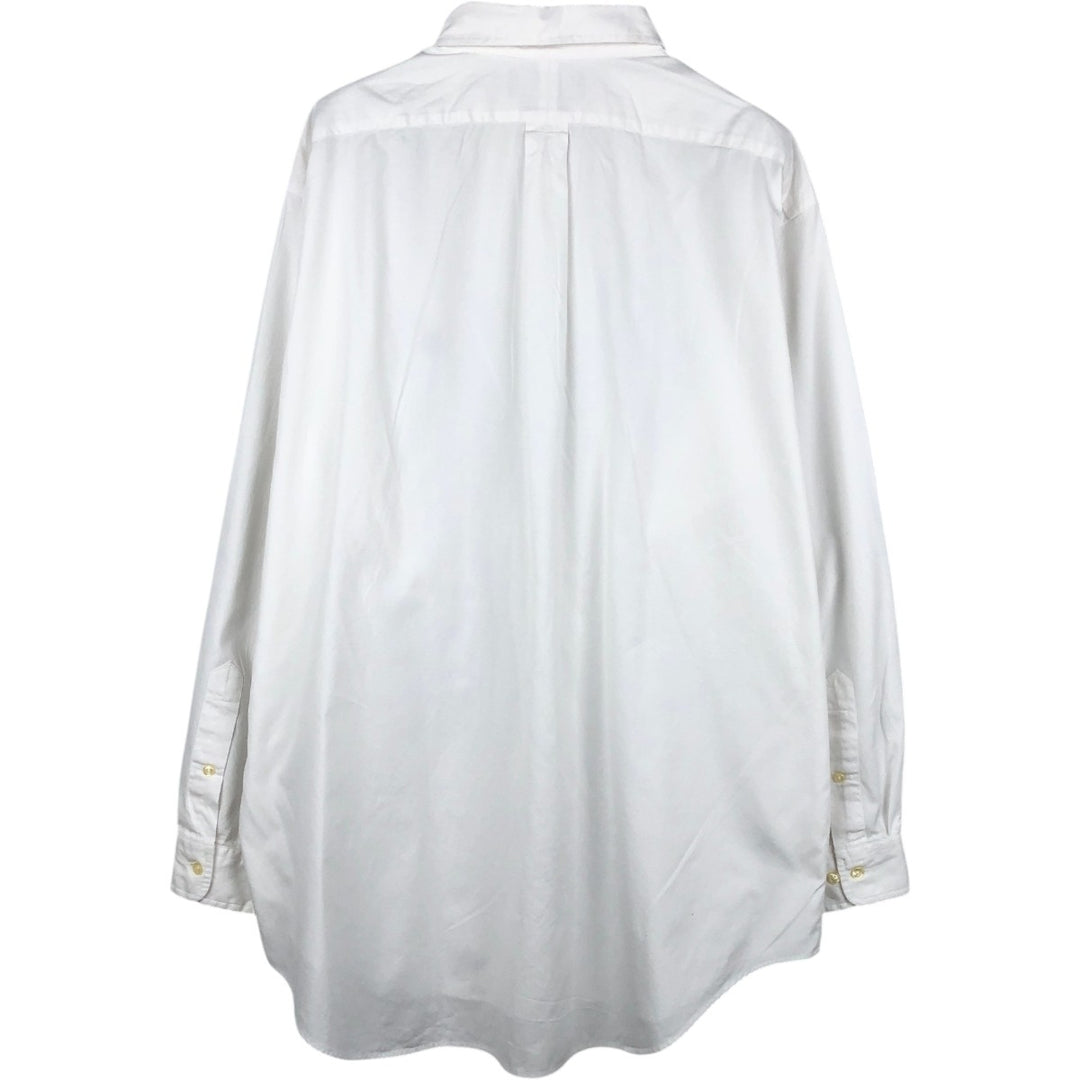 Ralph Lauren Classic Fit Long Sleeve Button Down Shirt Men's XXL cotton white type Vintage Second Hand