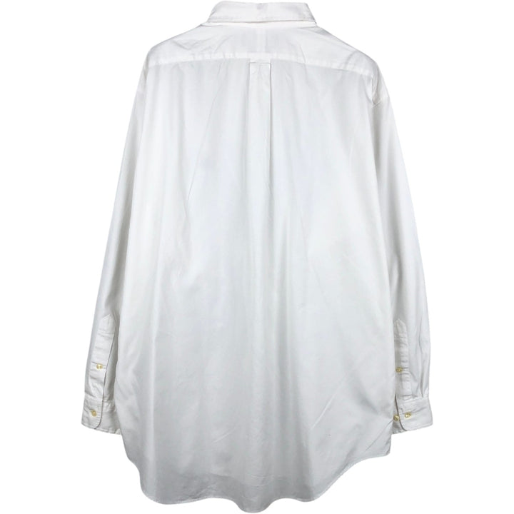 Ralph Lauren Classic Fit Long Sleeve Button Down Shirt Men's XXL cotton white type Vintage Second Hand