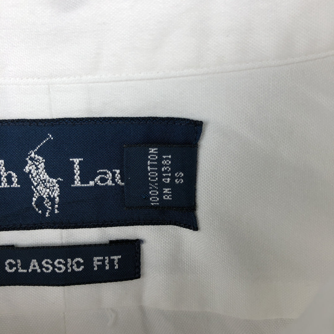 Ralph Lauren Classic Fit Long Sleeve Button Down Shirt Men's XXL cotton white type Vintage Second Hand