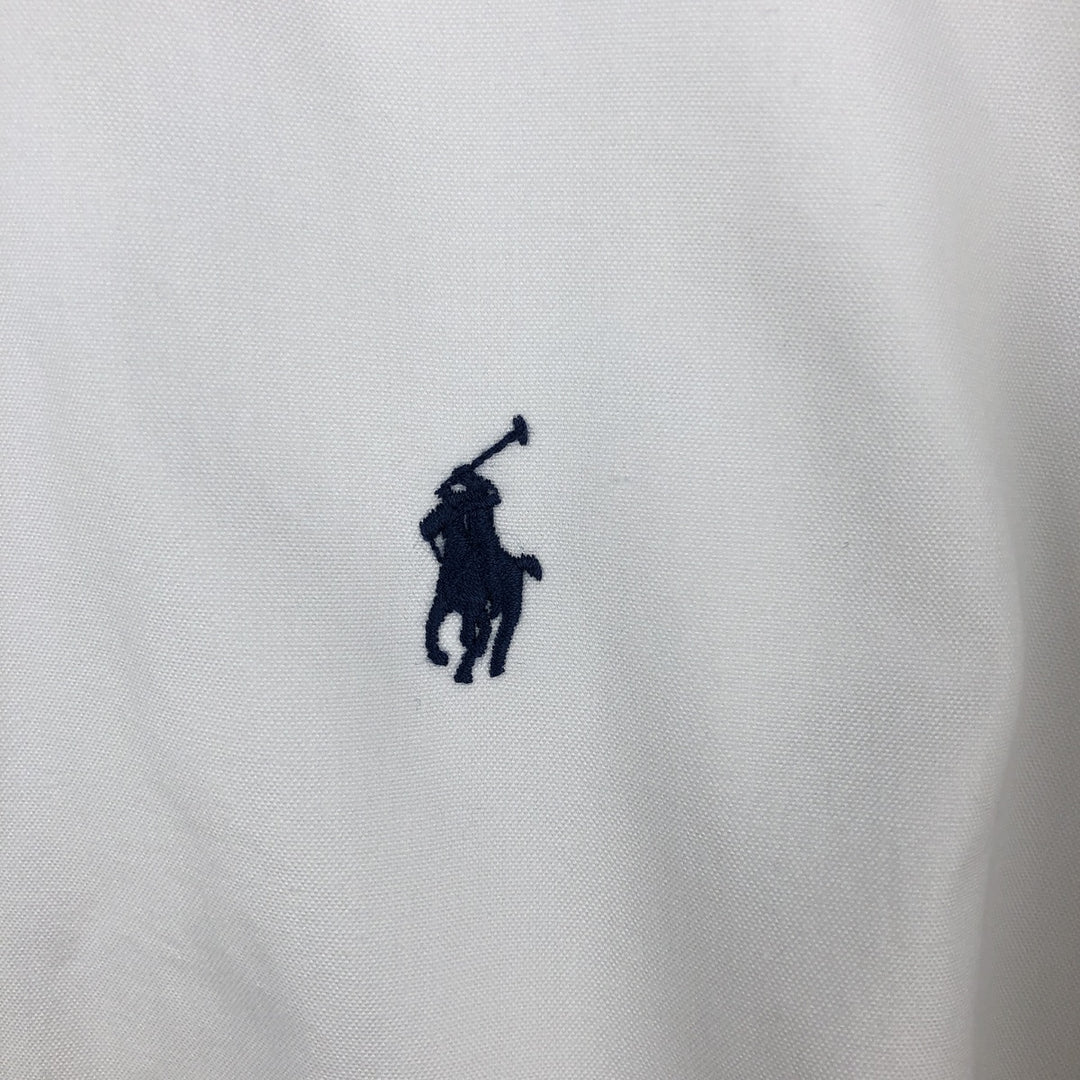 Ralph Lauren Classic Fit Long Sleeve Button Down Shirt Men's XXL cotton white type Vintage Second Hand