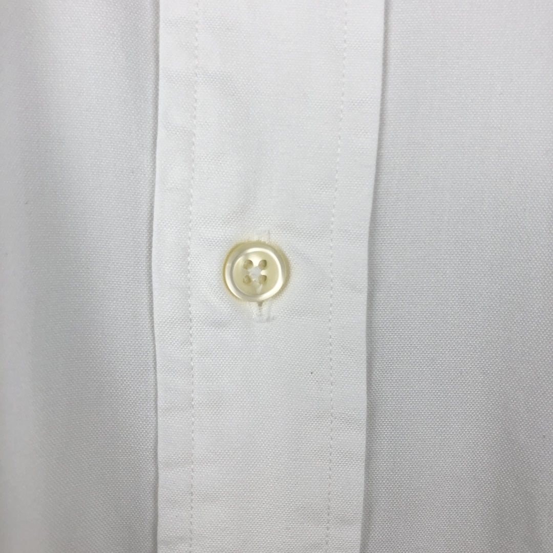 Ralph Lauren Classic Fit Long Sleeve Button Down Shirt Men's XXL cotton white type Vintage Second Hand