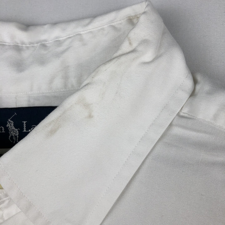 Ralph Lauren Classic Fit Long Sleeve Button Down Shirt Men's XXL cotton white type Vintage Second Hand