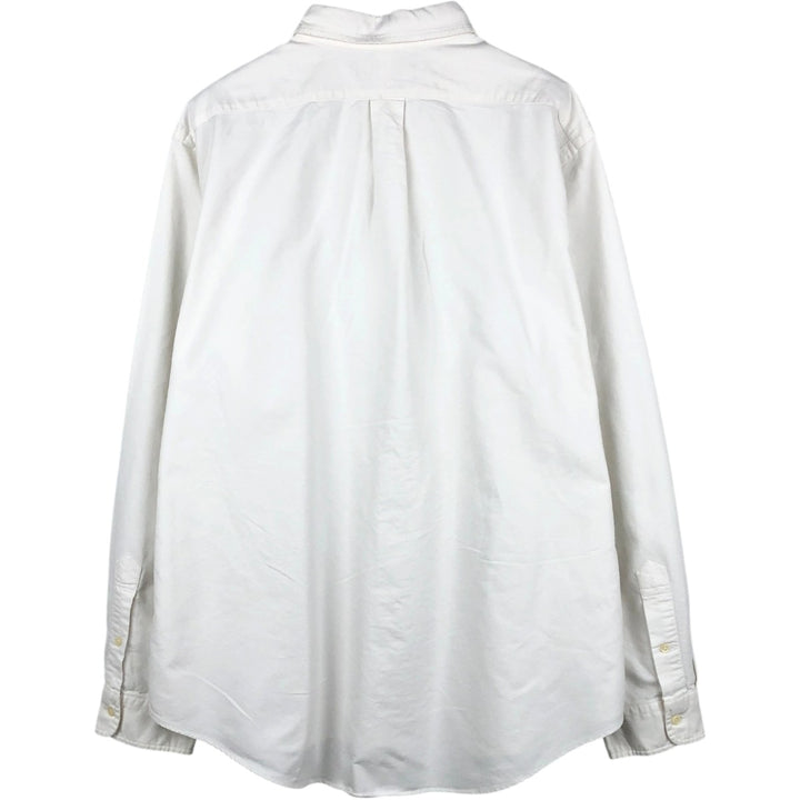 Ralph Lauren long sleeve button down shirt, men's XL size cotton white type Vintage Second Hand