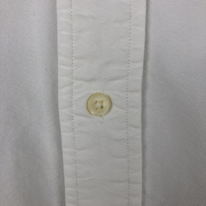 Ralph Lauren long sleeve button down shirt, men's XL size cotton white type Vintage Second Hand