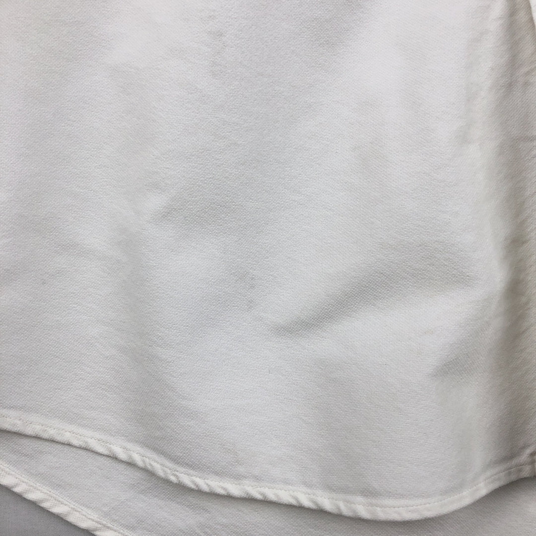 Ralph Lauren long sleeve button down shirt, men's XL size cotton white type Vintage Second Hand