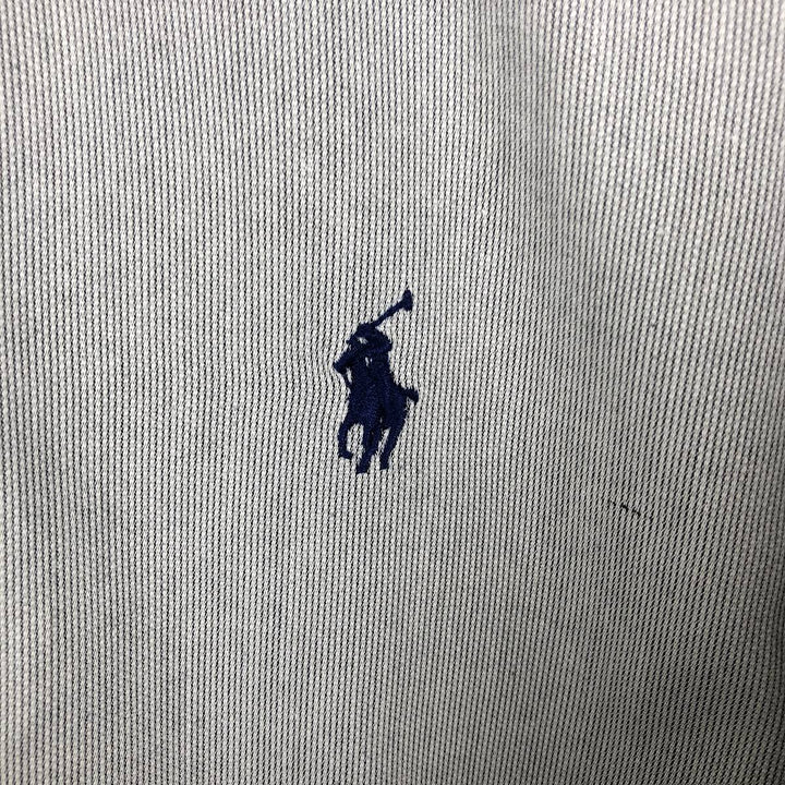 Ralph Lauren POLO by Ralph Lauren ANDREW long sleeve cotton shirt, men's XL size cotton gray type Vintage Second Hand