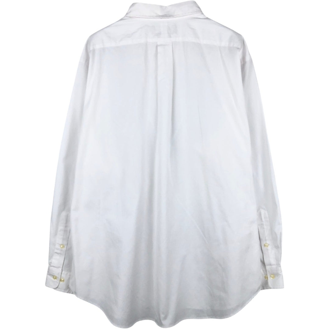 Ralph Lauren Classic Fit Long Sleeve Button Down Shirt Men's XXL cotton white type Vintage Second Hand