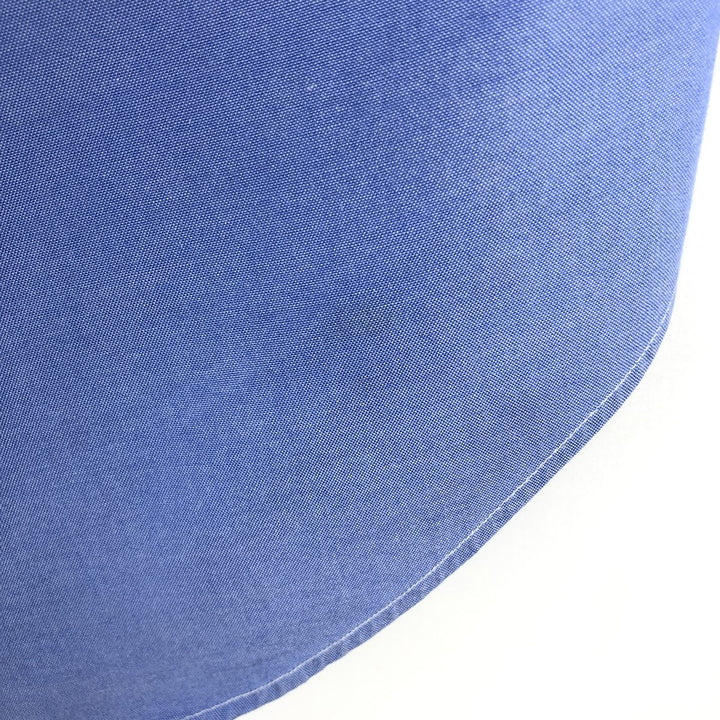 90'S Ralph Lauren YARMOUTH Long-Sleeve Button-Down Shirt, Men's Size L (approx.), Vintage Button-Down cotton Blue type light blue Vintage Second Hand