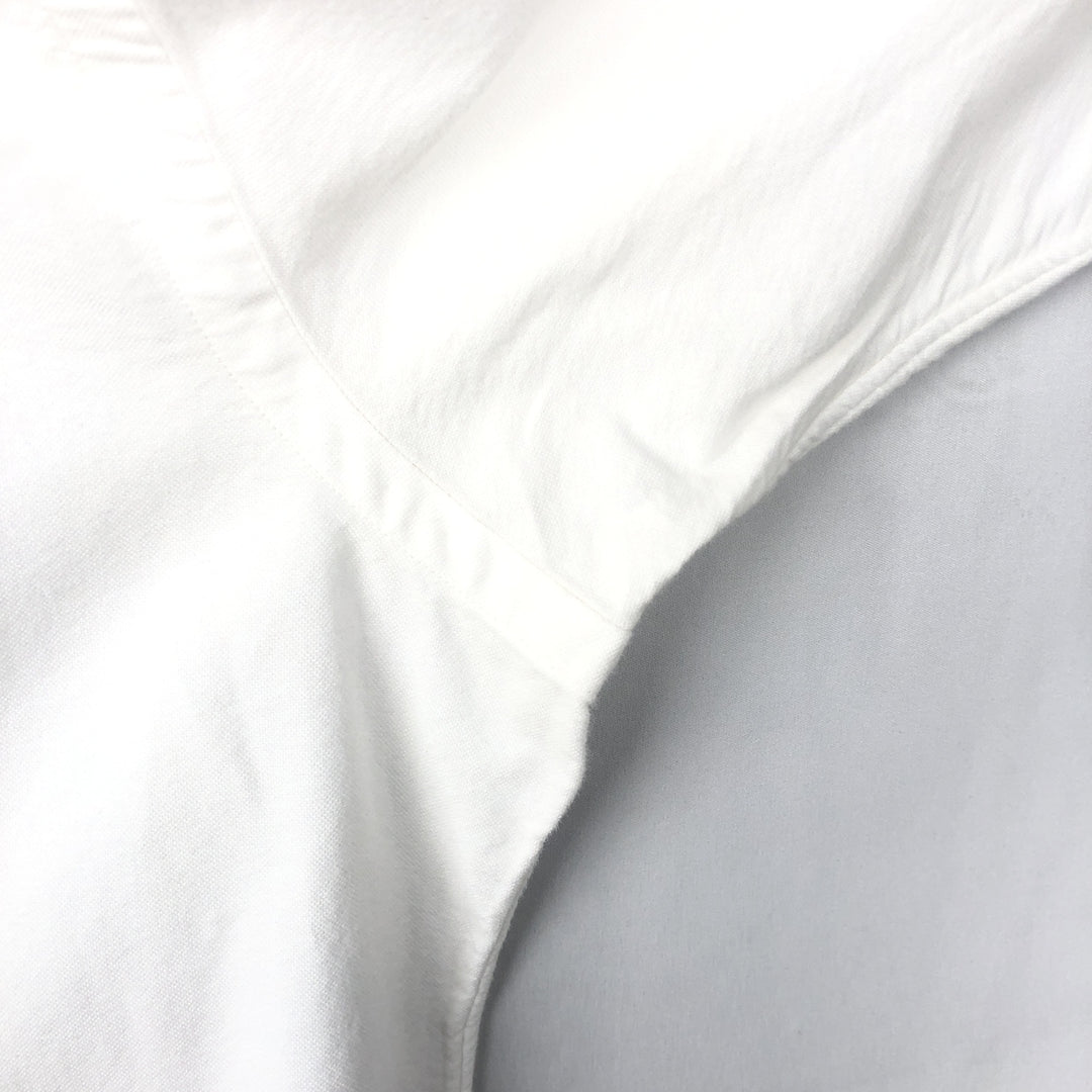 Ralph Lauren CUSTOM FIT Long-Sleeve Button-Down Shirt, Men's XL (approx.), Button-Down Oxford Style cotton white type Vintage Second Hand