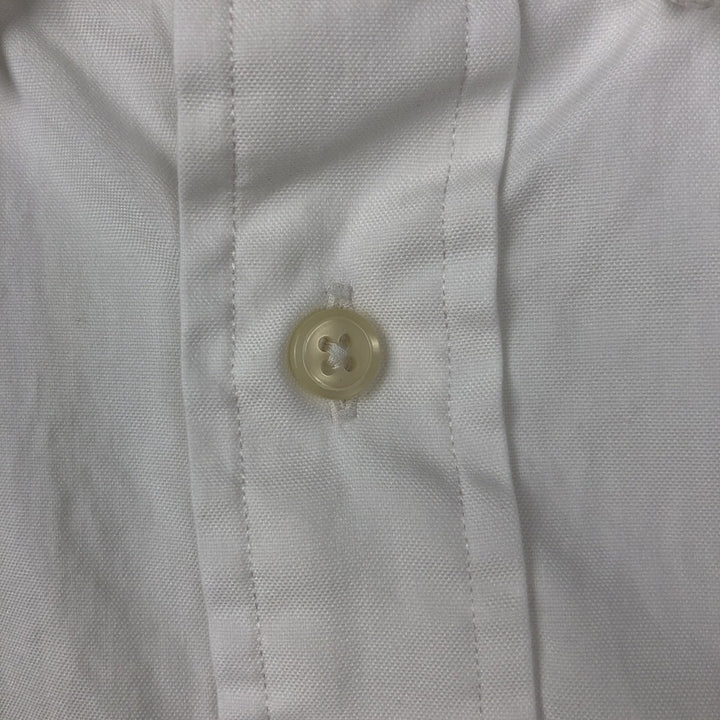 Ralph Lauren YARMOUTH long sleeve button down shirt, men's XL size cotton white type Vintage Second Hand