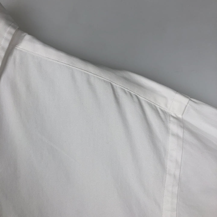 Ralph Lauren YARMOUTH long sleeve button down shirt, men's XL size cotton white type Vintage Second Hand