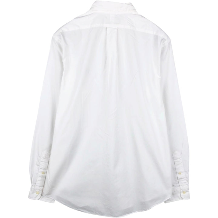 90'S Ralph Lauren CUSTOM FIT Long-Sleeve Button-Down Shirt, Men's Size L (approx.), Vintage Button-Down cotton white type Vintage Second Hand