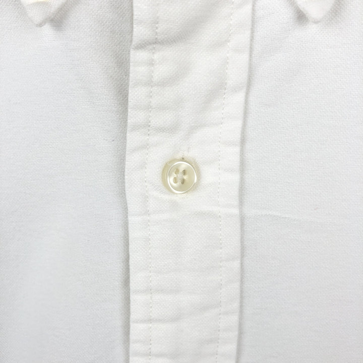 90'S Ralph Lauren CUSTOM FIT Long-Sleeve Button-Down Shirt, Men's XL (approx.), Vintage Button-Down Style cotton white type Vintage Second Hand
