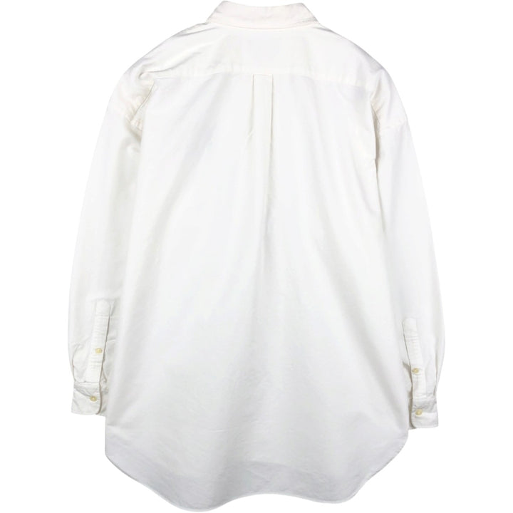 Ralph Lauren BOYFRIEND FIT Long-Sleeve Button-Down Shirt, Men's Size XL (equivalent) cotton white type Vintage Second Hand