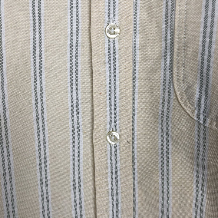 90'S GAP (Old GAP) Long-Sleeve Cotton Stripe Shirt, Men's Size S (Equivalent), Vintage cotton unbleached Vintage Second Hand