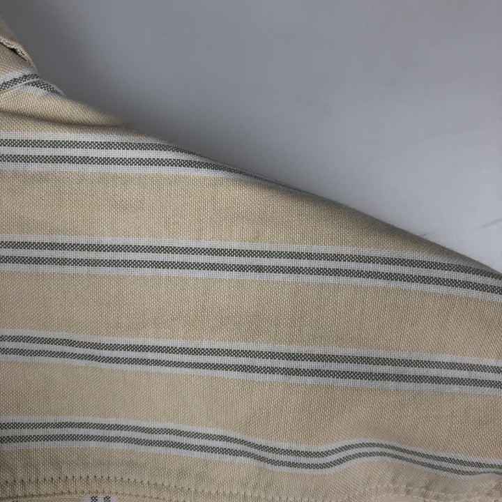 90'S GAP (Old GAP) Long-Sleeve Cotton Stripe Shirt, Men's Size S (Equivalent), Vintage cotton unbleached Vintage Second Hand