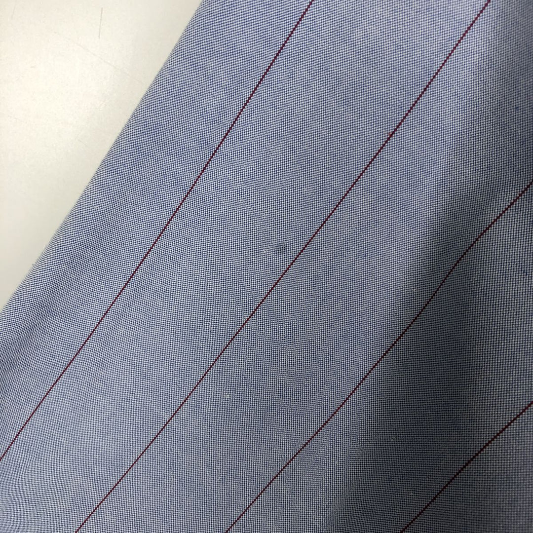 1990'S Brooks Brothers Long-Sleeve Button-Down Striped Shirt, Made in USA, Men's Size M (approx.), Vintage Button-Down Shirt cotton Blue type light blue Vintage Second Hand