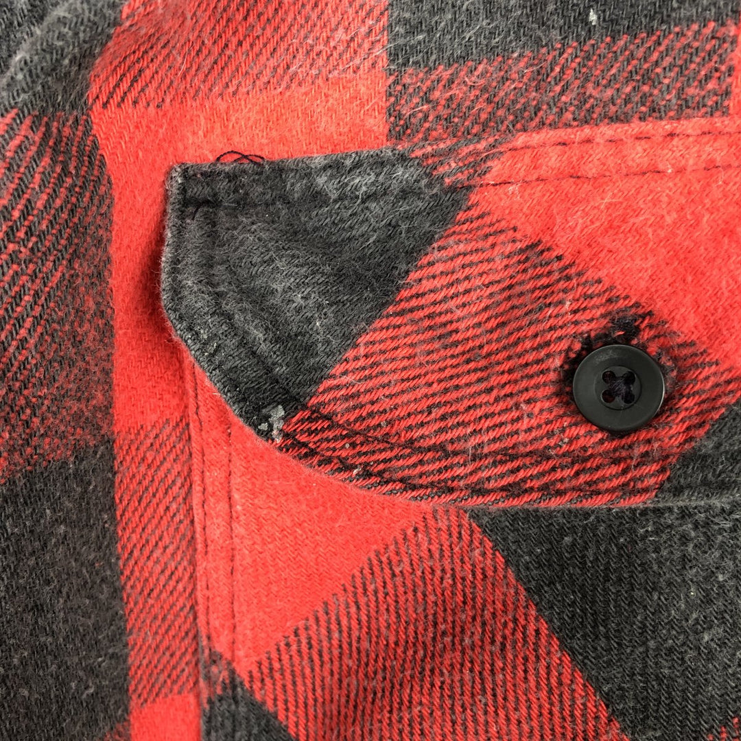Carhartt Long Sleeve Lightflannel Check Shirt, Men's XL unclear red type Vintage Second Hand