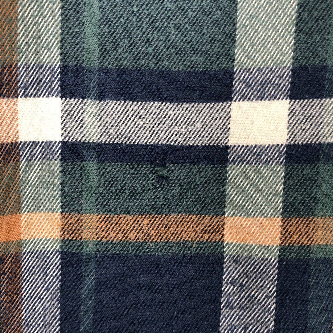 Carhartt Relaxed Fit Long-Sleeve Light Flannel Check Shirt, Men's Size M (approx.) cotton navy blue type Vintage Second Hand