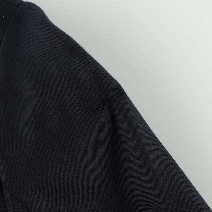 Aquascutum double-breasted peaked lapel navy blazer tailored jacket, men's size XXL equivalent. unclear navy blue type Vintage Second Hand