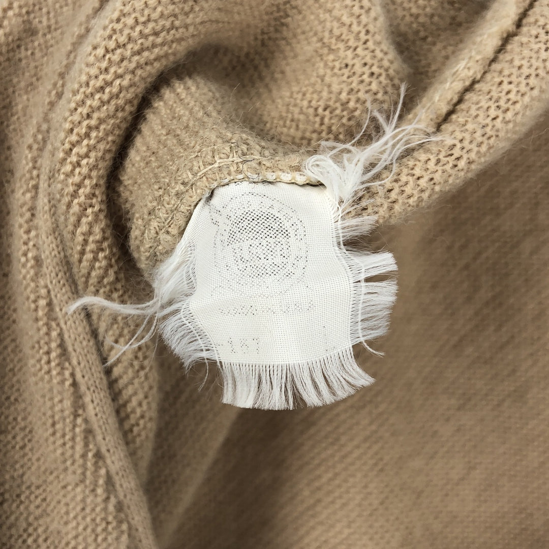 Robert Bruce knit cardigan, made in USA, men's size L equivalent. unclear Beige type Vintage Second Hand