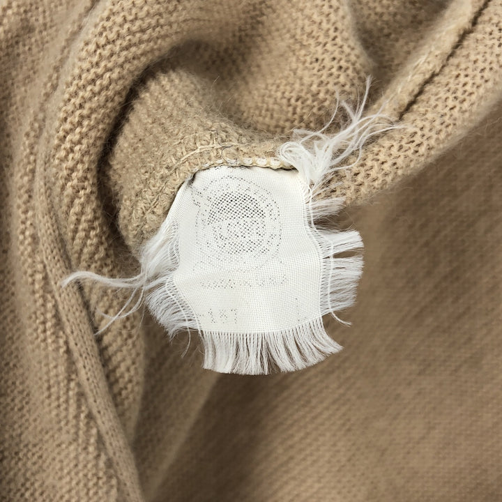 Robert Bruce knit cardigan, made in USA, men's size L equivalent. unclear Beige type Vintage Second Hand
