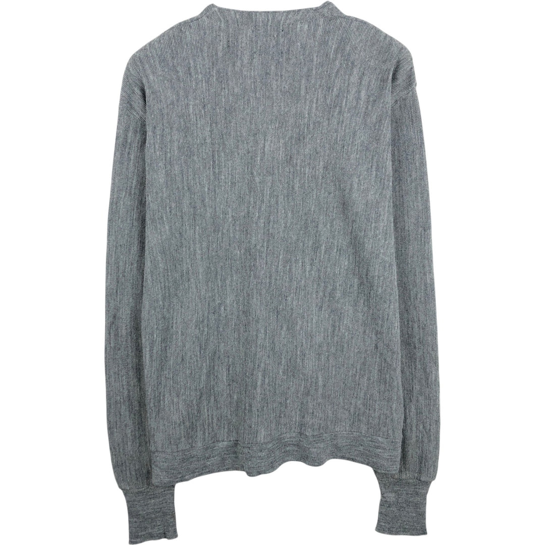 Vintage 1980'S Jantzen acrylic knit cardigan, made in the USA, men's size XL acrylic gray type Vintage Second Hand