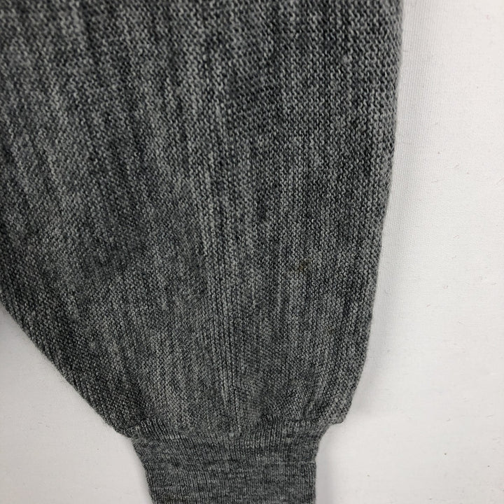 Vintage 1980'S Jantzen acrylic knit cardigan, made in the USA, men's size XL acrylic gray type Vintage Second Hand