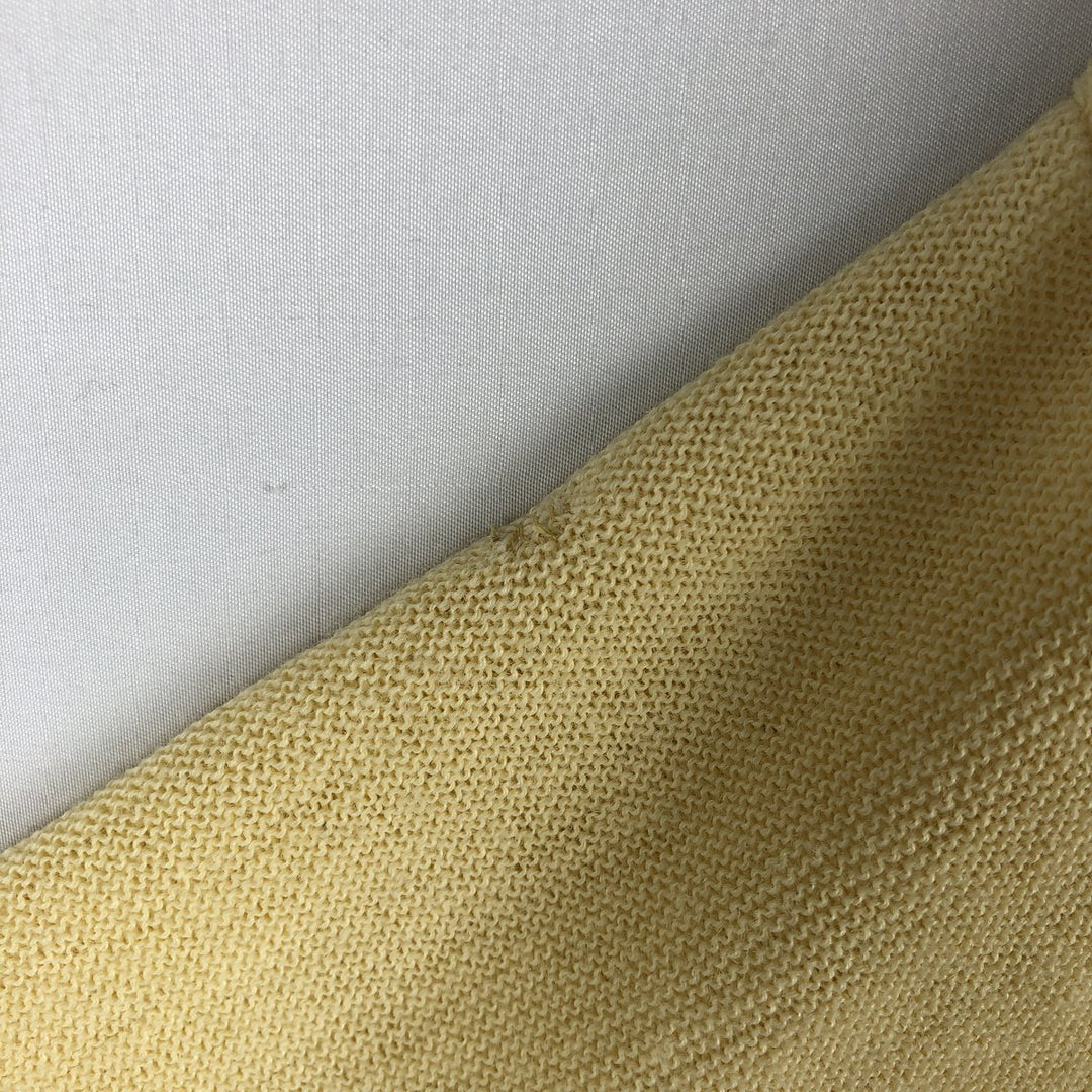 90'S Bay Hill Classics Acrylic Knit Cardigan, Made in USA, Men's Size L (approx.), Vintage acrylic yellow type Vintage Second Hand