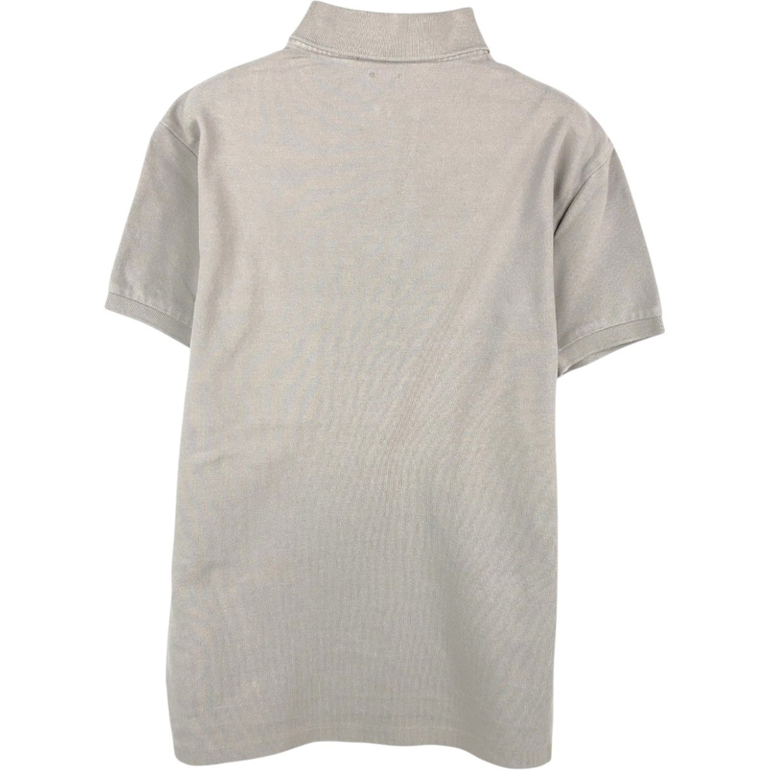 Ralph Lauren POLO RALPH LAUREN SLIM FIT Short-Sleeve Polo Shirt, Women's Size S (approx.) cotton gray type Vintage Second Hand