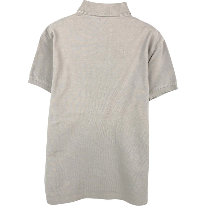 Ralph Lauren POLO RALPH LAUREN SLIM FIT Short-Sleeve Polo Shirt, Women's Size S (approx.) cotton gray type Vintage Second Hand