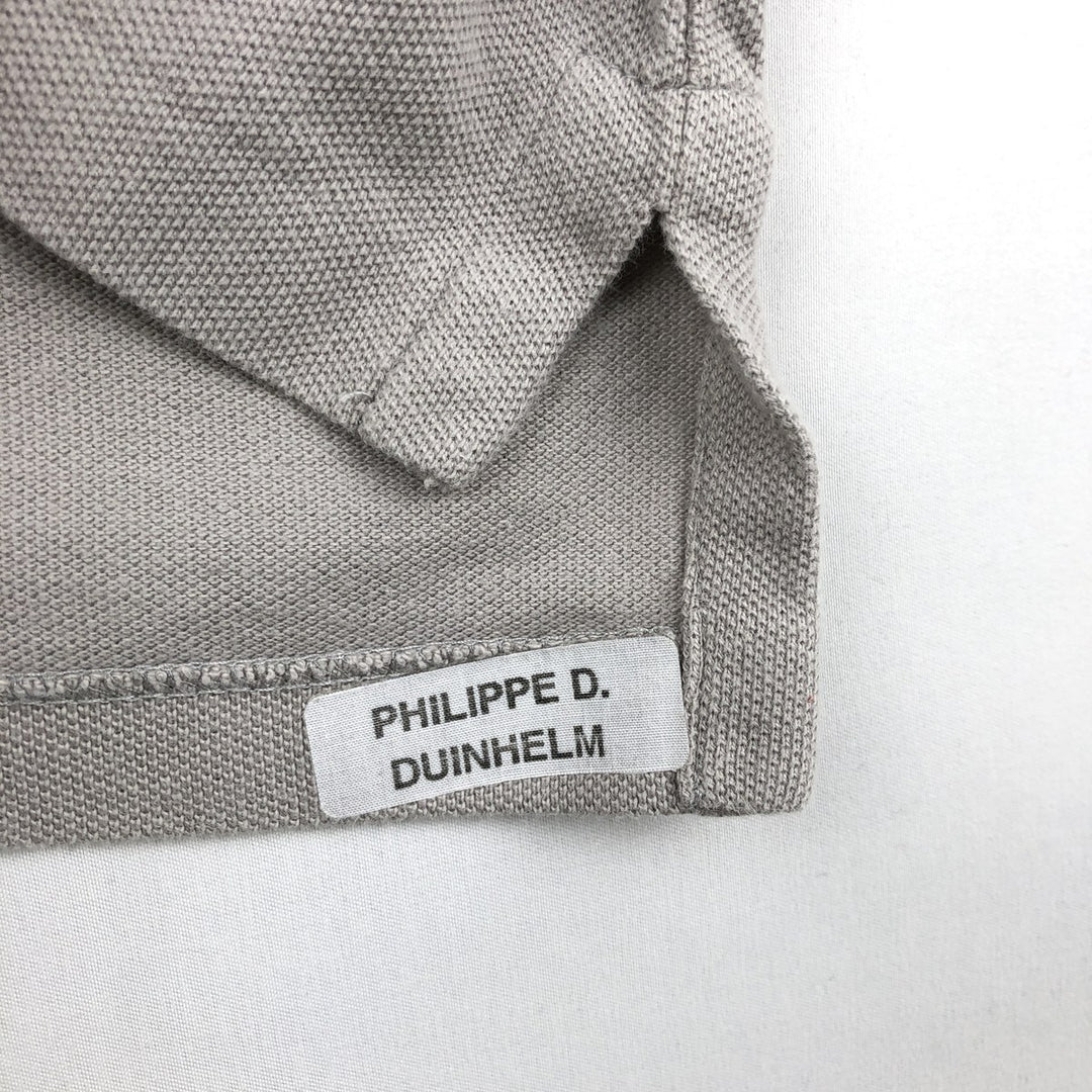 Ralph Lauren POLO RALPH LAUREN SLIM FIT Short-Sleeve Polo Shirt, Women's Size S (approx.) cotton gray type Vintage Second Hand
