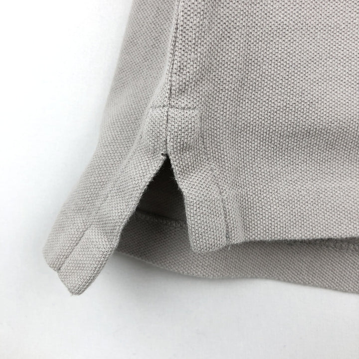 Ralph Lauren POLO RALPH LAUREN SLIM FIT Short-Sleeve Polo Shirt, Women's Size S (approx.) cotton gray type Vintage Second Hand