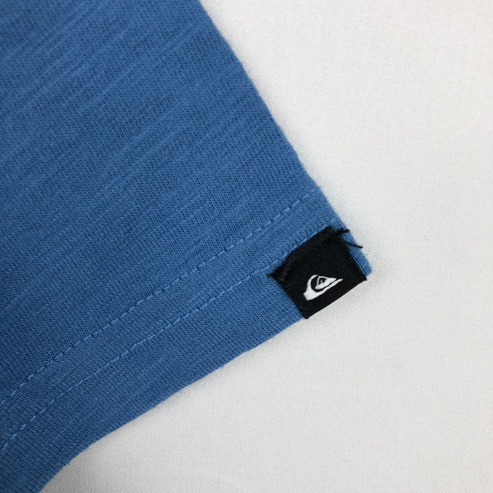 QUICKSILVER Short-Sleeve Polo Shirt, Women's Size M (approx.) cotton blue type Vintage Second Hand