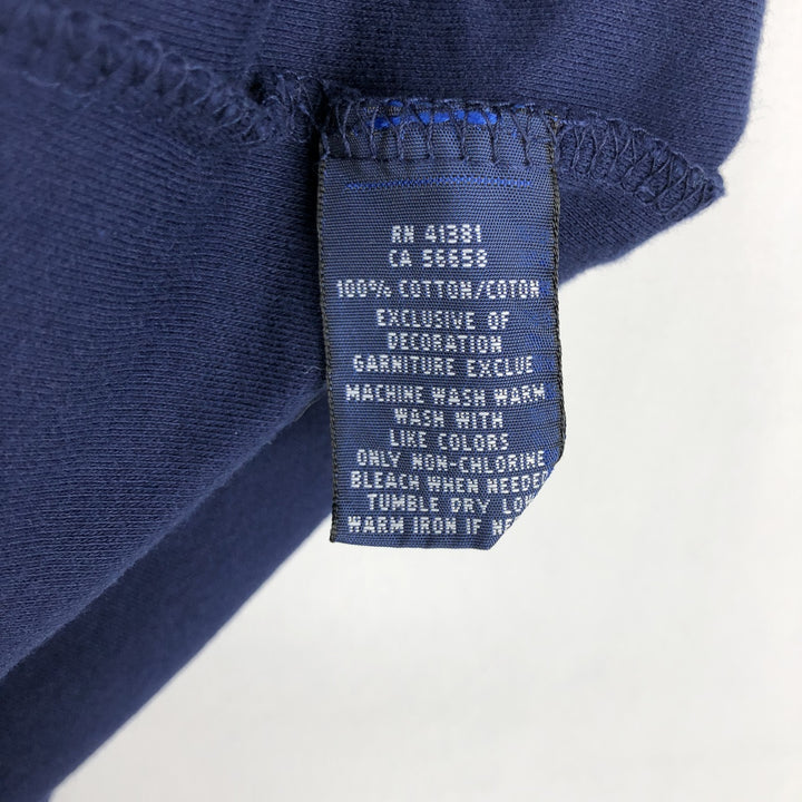 Ralph Lauren short-sleeved polo shirt, women's size XL cotton navy blue type Vintage Second Hand