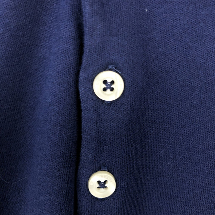 Ralph Lauren short-sleeved polo shirt, women's size XL cotton navy blue type Vintage Second Hand