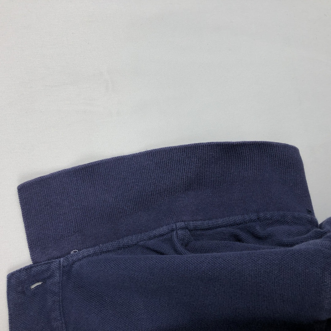 Ralph Lauren POLO by Ralph Lauren Short-Sleeve Polo Shirt, Women's Size S (approx.) cotton navy blue type Vintage Second Hand