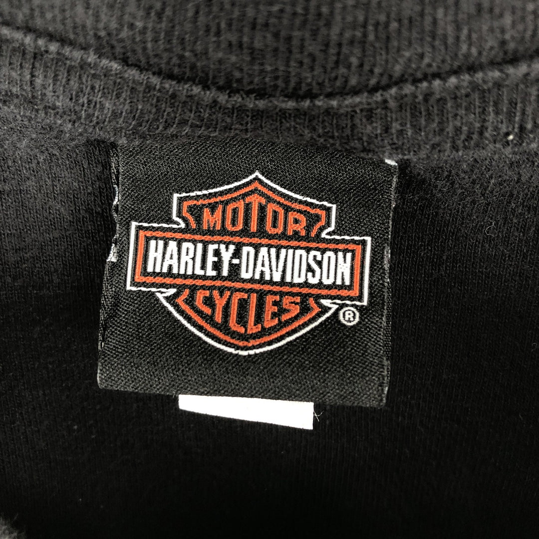 Harley-Davidson Motorcycle Bike T-shirt for women, size M cotton black type Vintage Second Hand