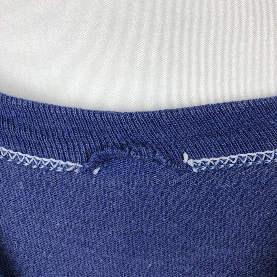 Plain T-shirt, Women's size M, Vintage unclear blue type Vintage Second Hand